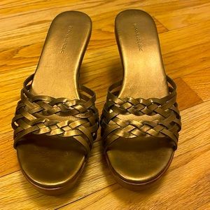 Banana Republic wedge slides